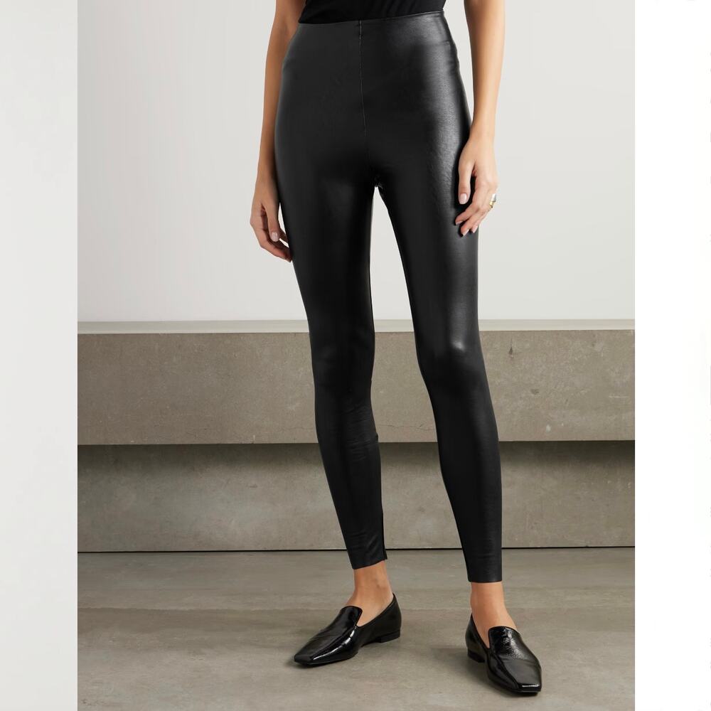 NWT Commando Faux Leather Leggings - Black - Size XL
